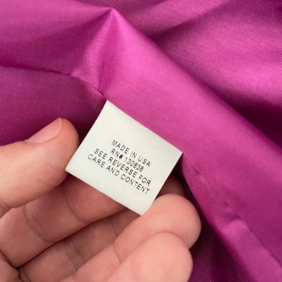 Cool Weather Wool Jacket in Vintage Style Bright Colors with Pockets - Picture 11 of 11